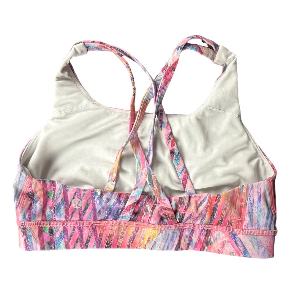 Lululemon womens Colorful Bamboo Boho Print Sports Bra size XS/S - Picture 6 of 11